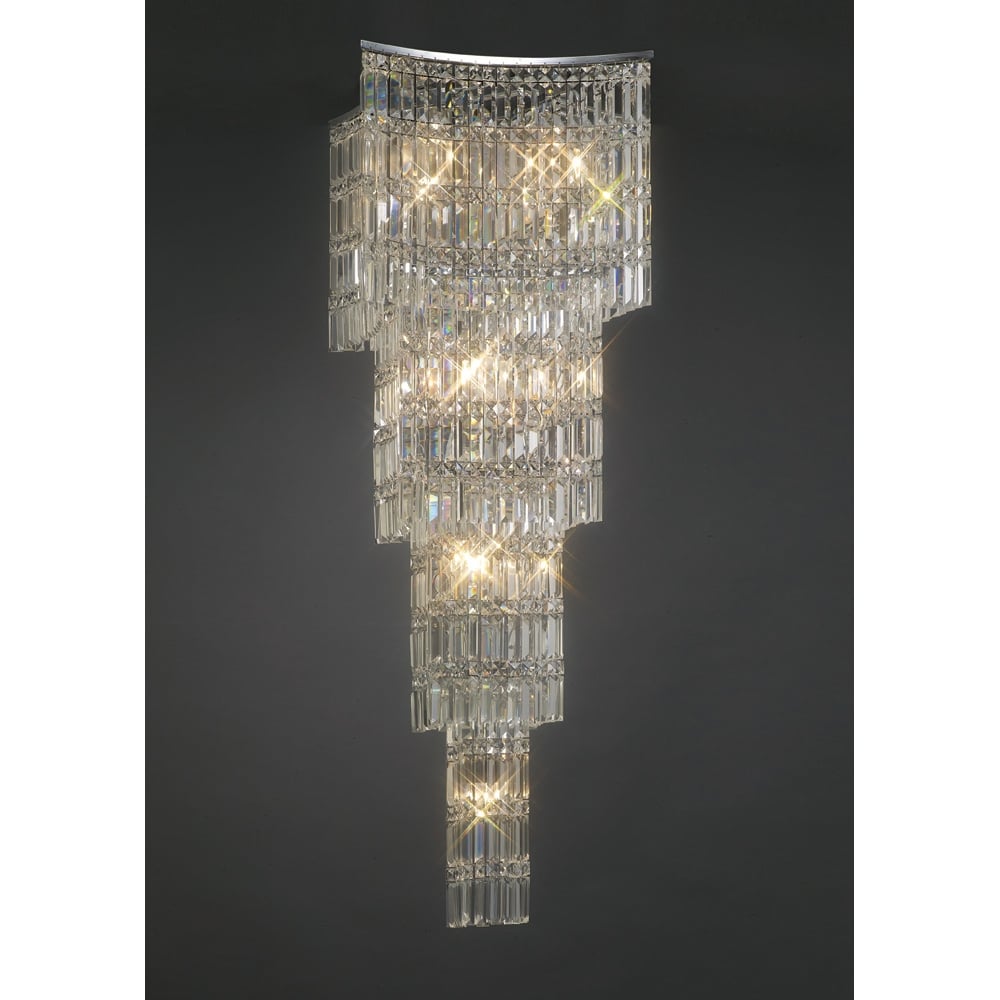 IL30644 Gianni Pendant 11 Light Polished Chrome/crystal