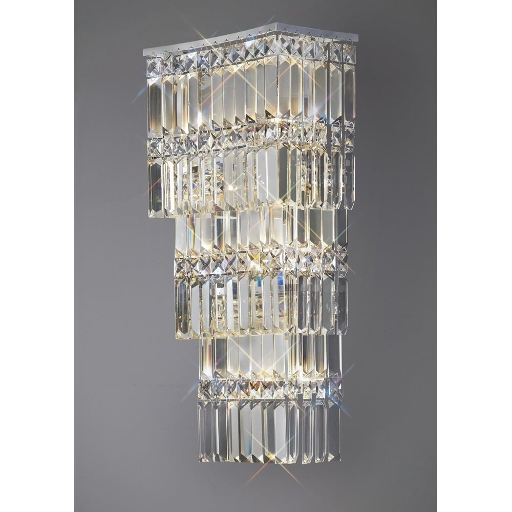 IL30640 Gianni Wall Lamp 4 Light Polished Chrome/crystal