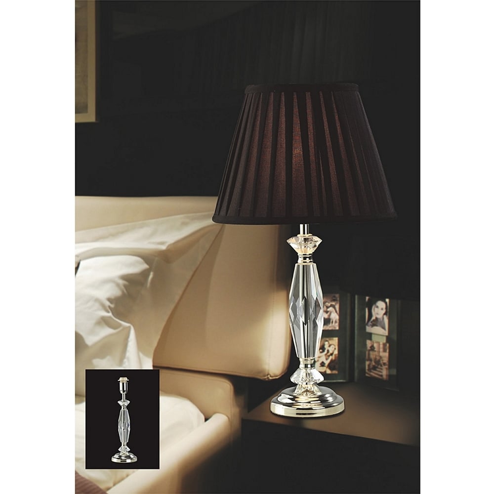 IL11001 Nexon Crystal Table Lamp Polished Chrome
