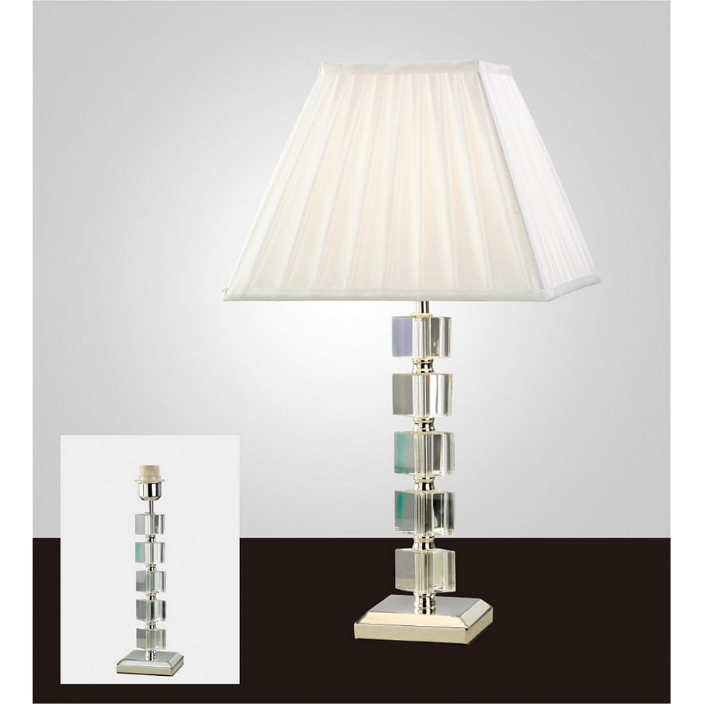 IL11021 Alina Crystal Table Lamp Polished Chrome