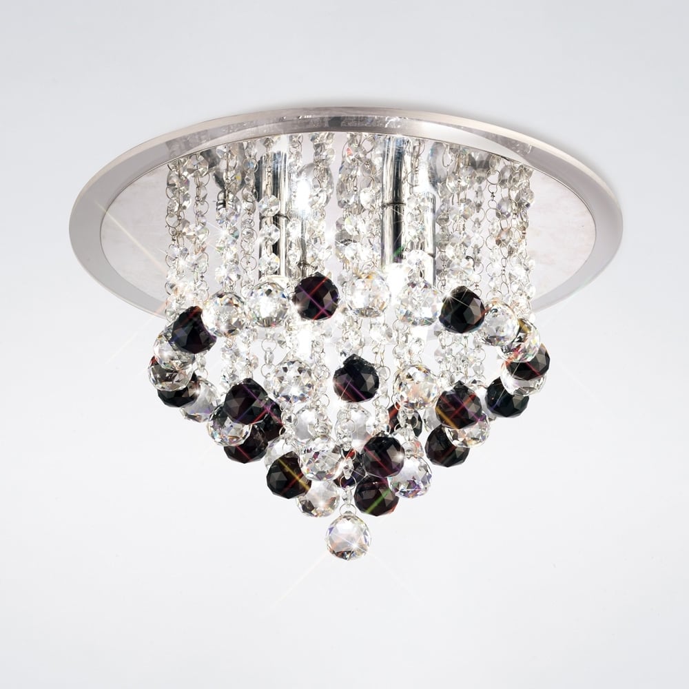 IL30009BL Atla Ceiling Light Polished Chrome