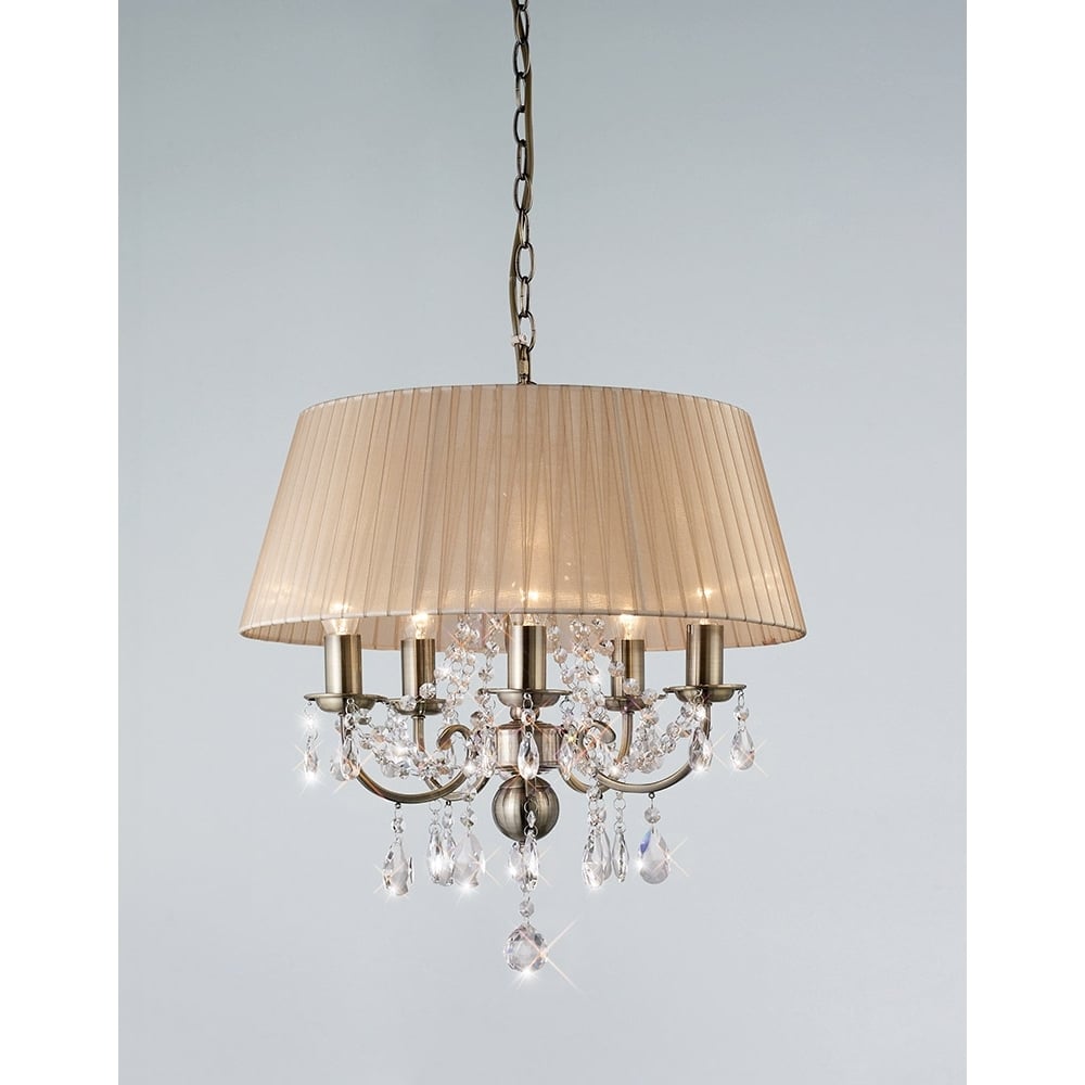 IL30047 Olivia Pendant Soft Bronze Shade