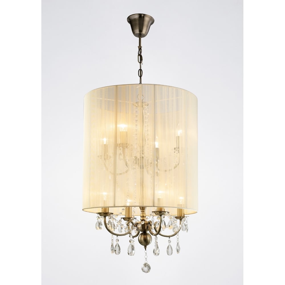 IL30069 Ella Pendant Ivory Cream Shade