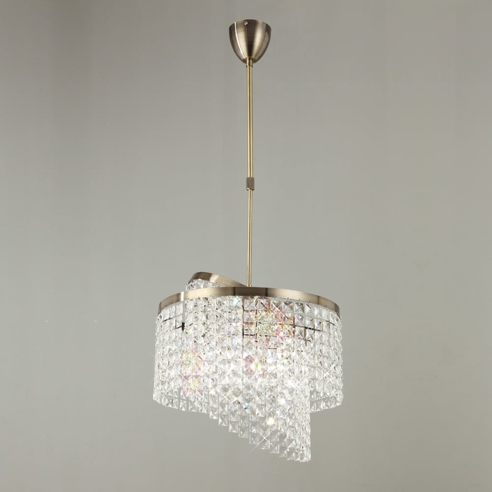 IL30093 Cortina Telescopic Pendant Crystal