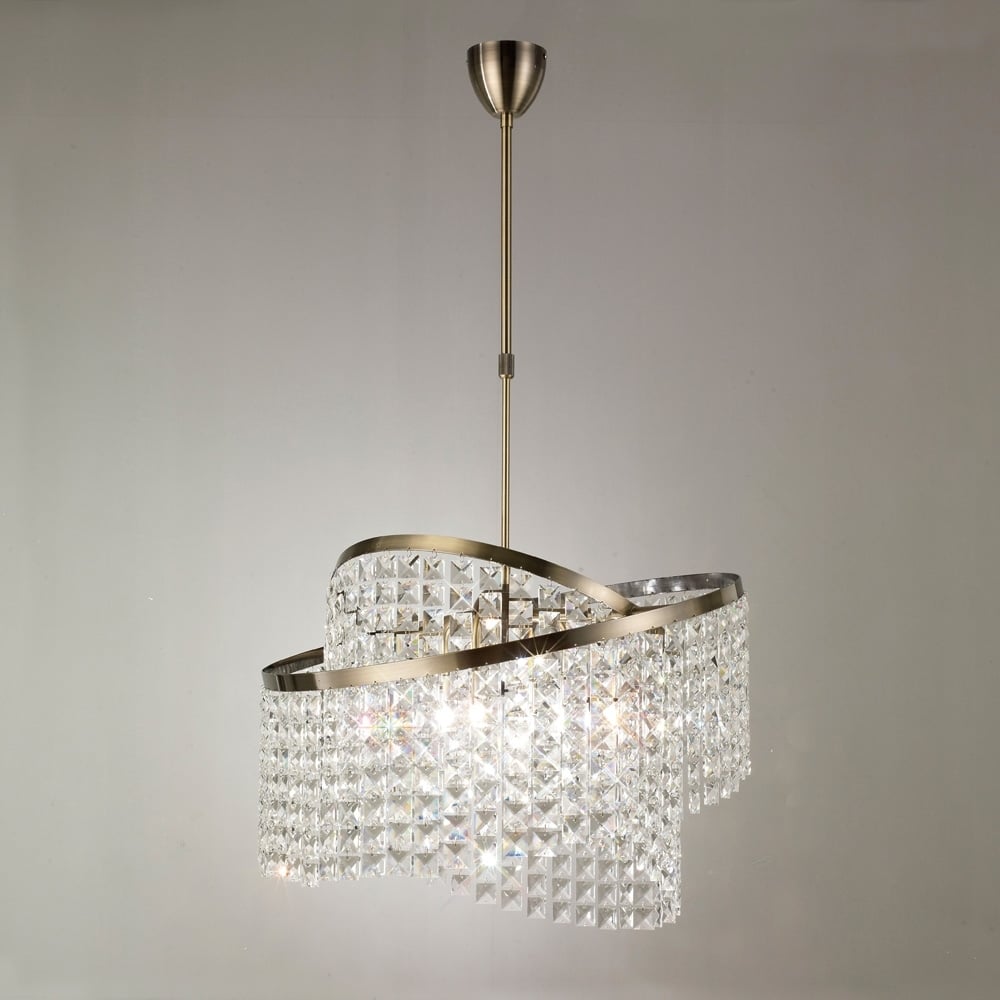 IL30094 Cortina Telescopic Pendant Crystal