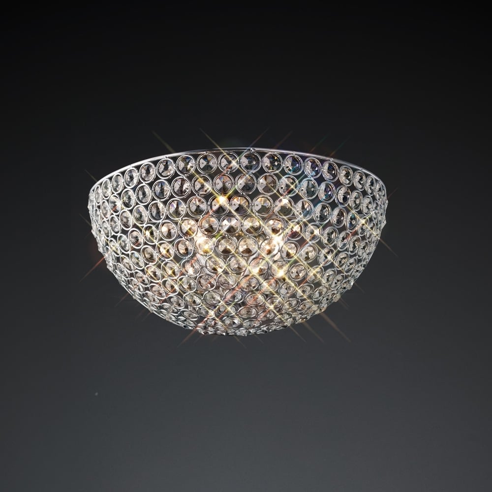 IL30198 Ava Circular Wall Lamp Crystal