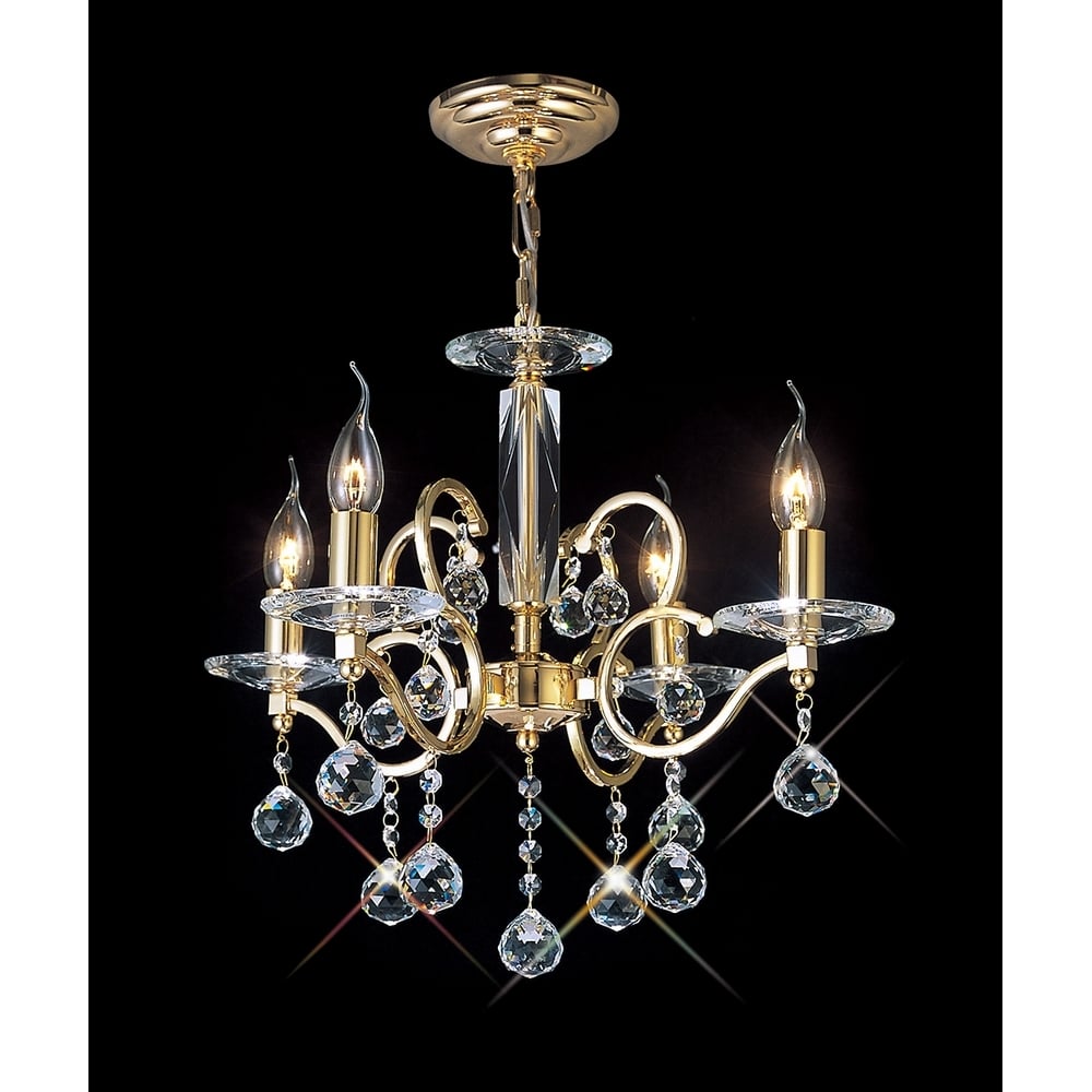 IL30224 Zinta Pendant French Gold/crystal