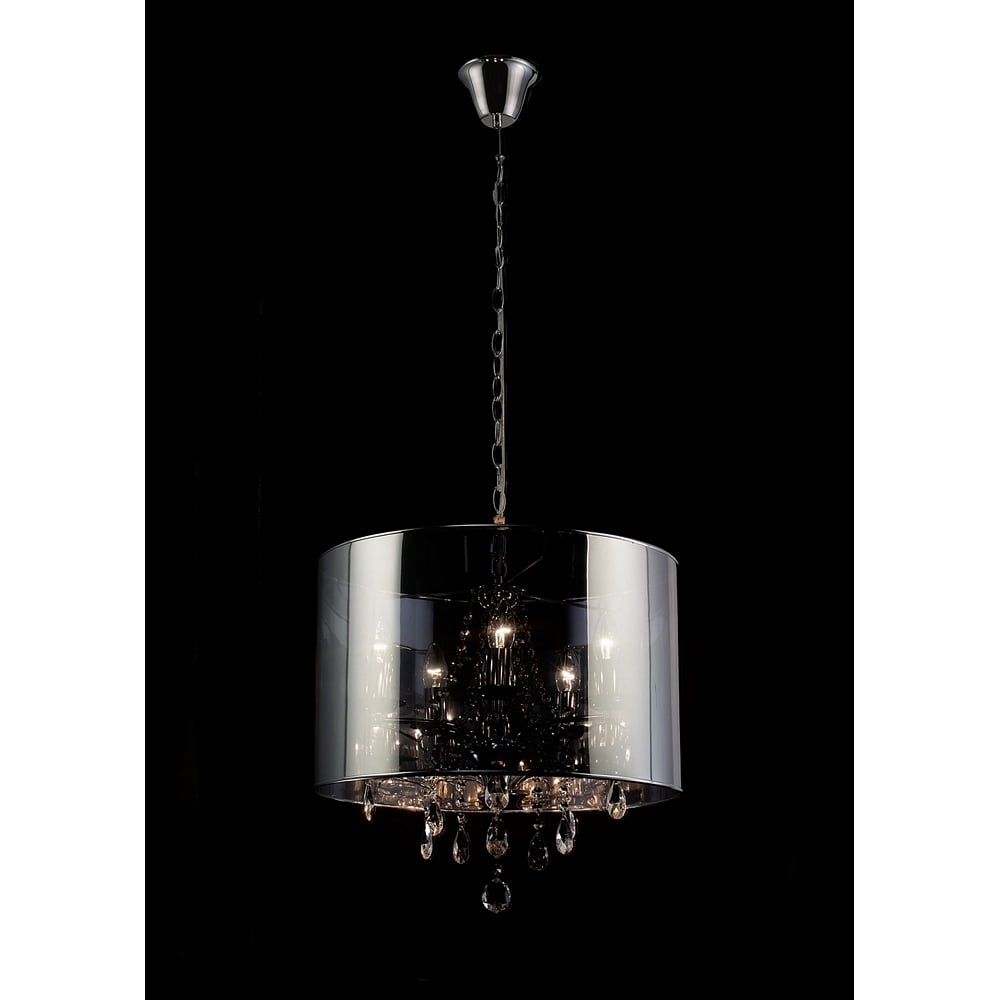 IL30461 Trace Pendant 5 Light Polished Chrome