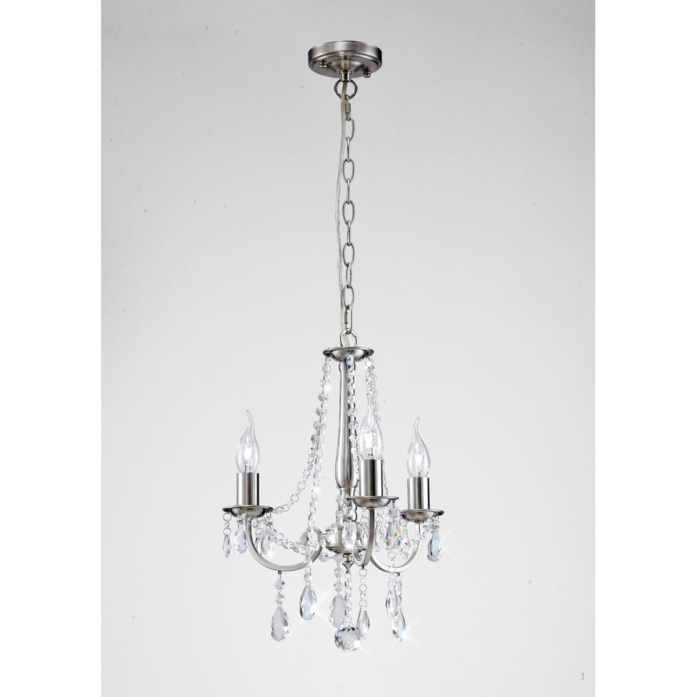 IL30973 Kyra Pendant Satin Nickel/crystal