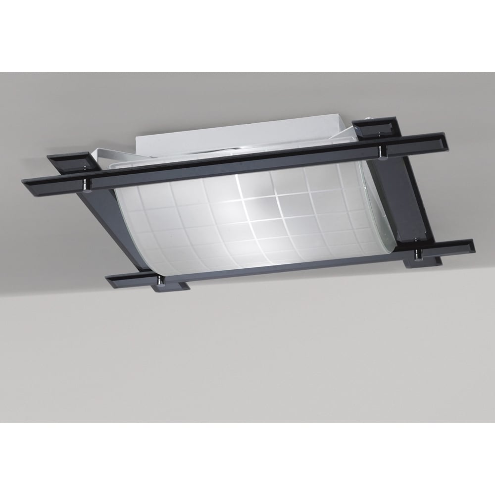 IL31011 Leo Ceiling Black Chrome/mirror