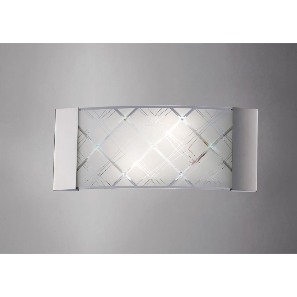 IL31280 Aries Wall Lamp Polished Chrome/glass (SD)
