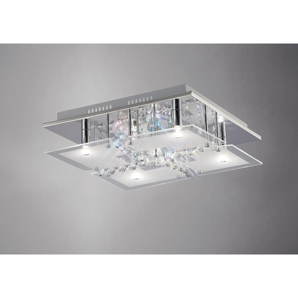 IL31301 Chisora Ceiling Chrome/glass/crystal