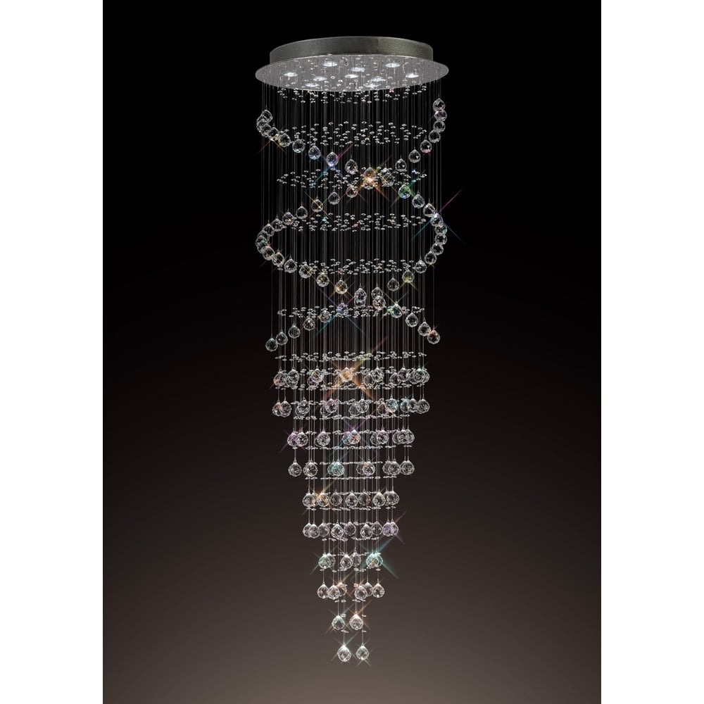 IL31375 Colorado Pendant Corkscrew Chrome/crystal