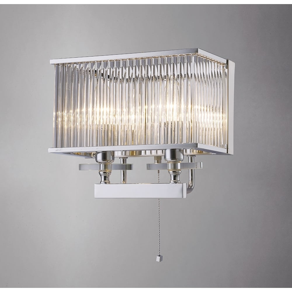 IL31410 Vanessa Wall Lamp Chrome/crystal (S)