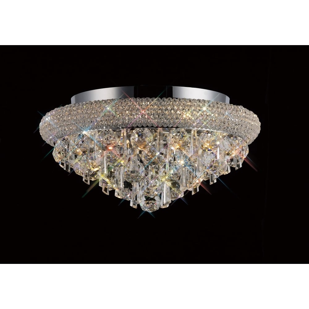 IL31445 Alexandra Ceiling Polished Chrome/crystal