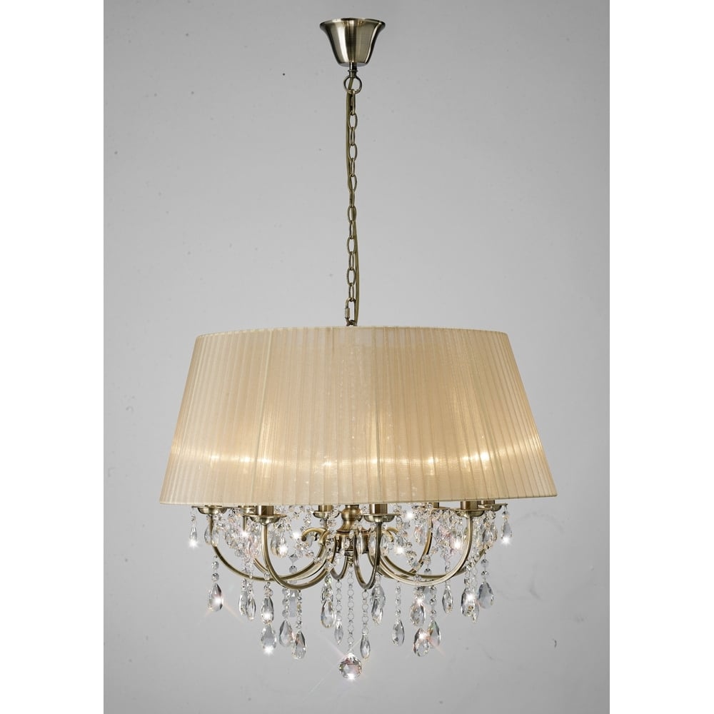 IL30057/SB Olivia Pendant Soft Bronze/crystal