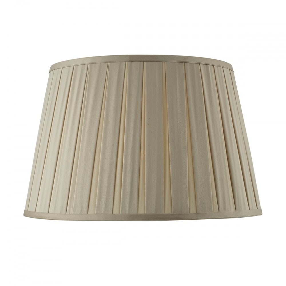 Dar DEG1629 Degas Empire Box Pleated Shade 40CM Taupe