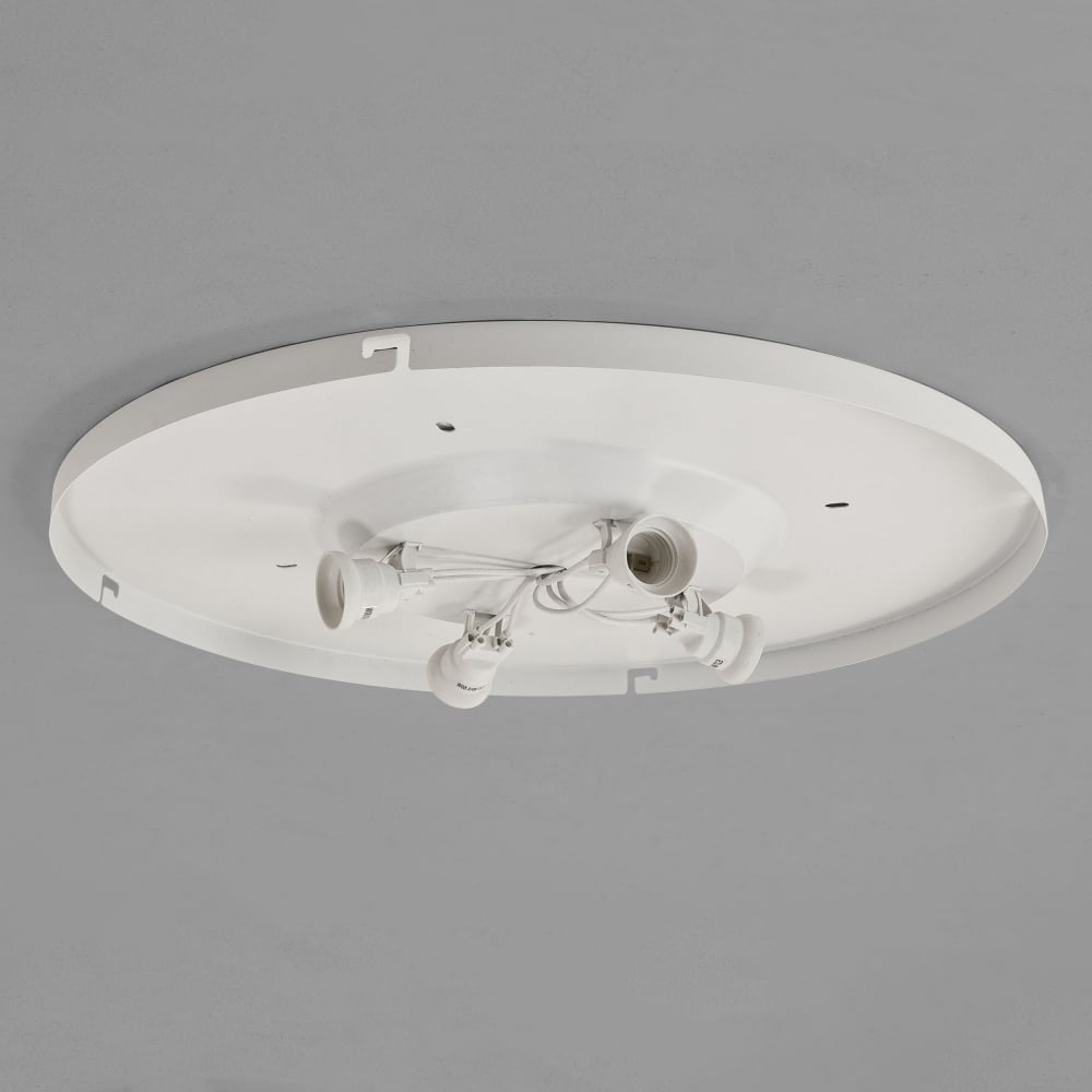 1296002 4-Way Plate Ceiling Light Matt White (S)