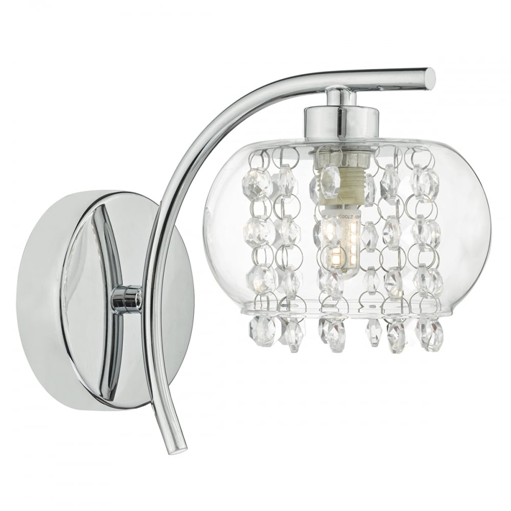 Dar ELM0750 Elma Single Wall Bracket Polished Chrome