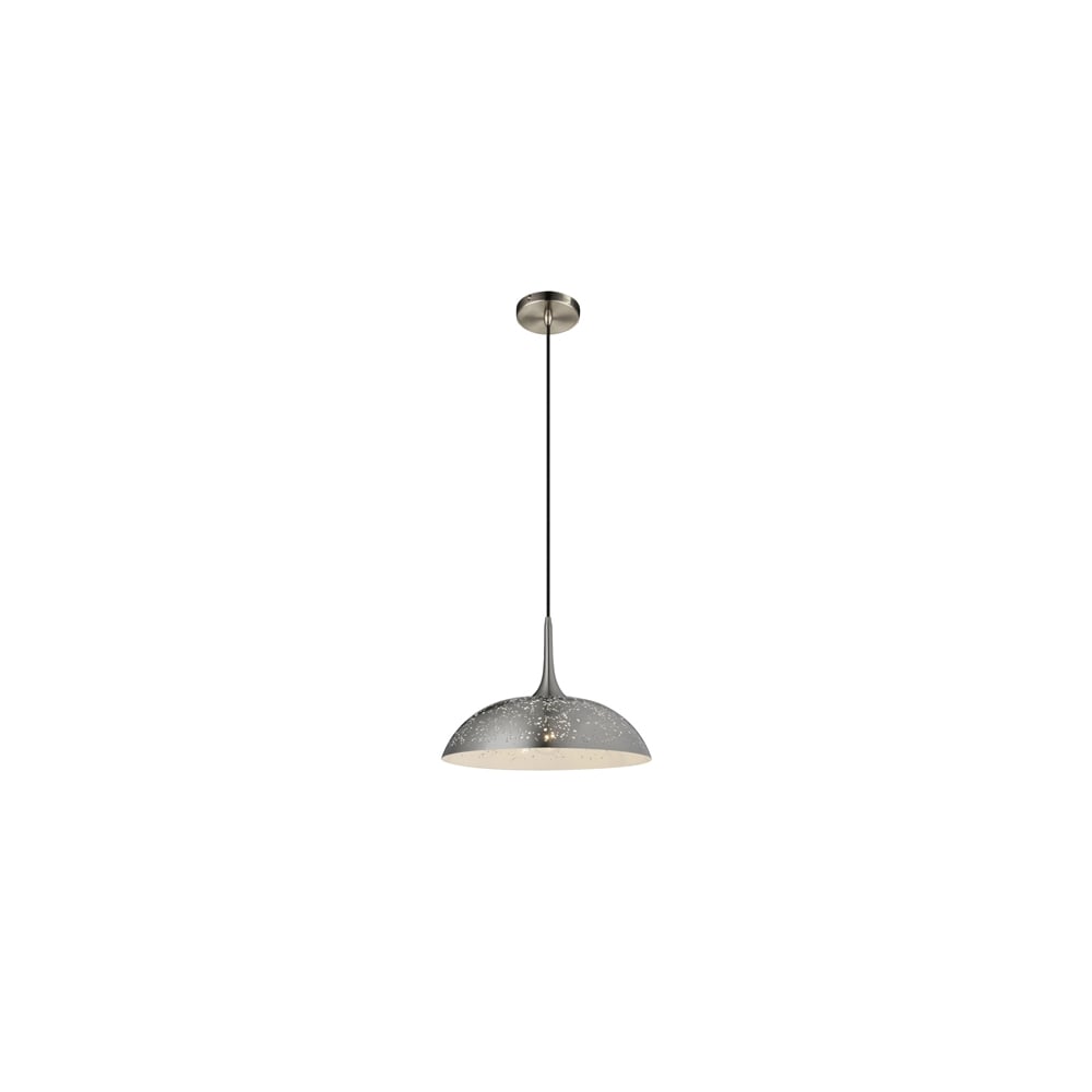 P135 1 Light Pendant Satin Nickel (SD)