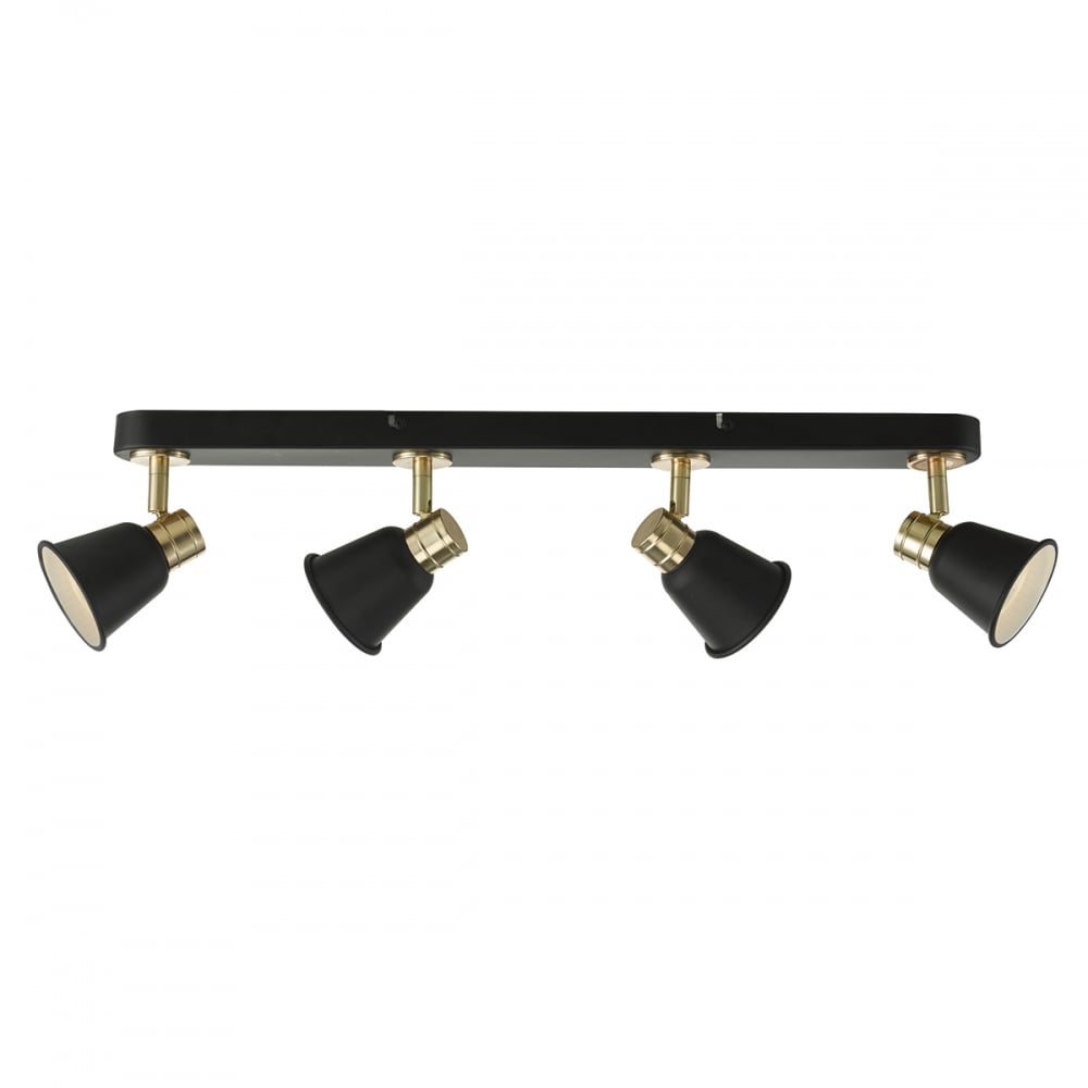 Dar FRY8454 Fry 4 Light Bar Plate Black Rose Gold