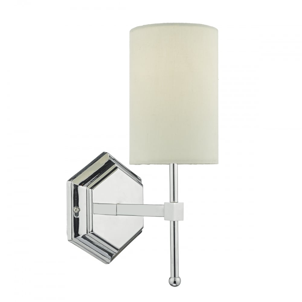 Klemens Single Wall Bracket Polished Chrome With Shade (SD)