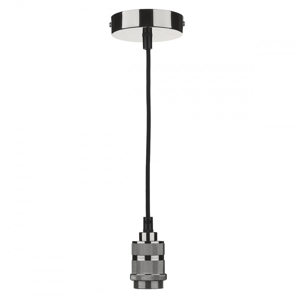 Dar SP8667 1 Light E27 Decorative Suspension Gun Metal