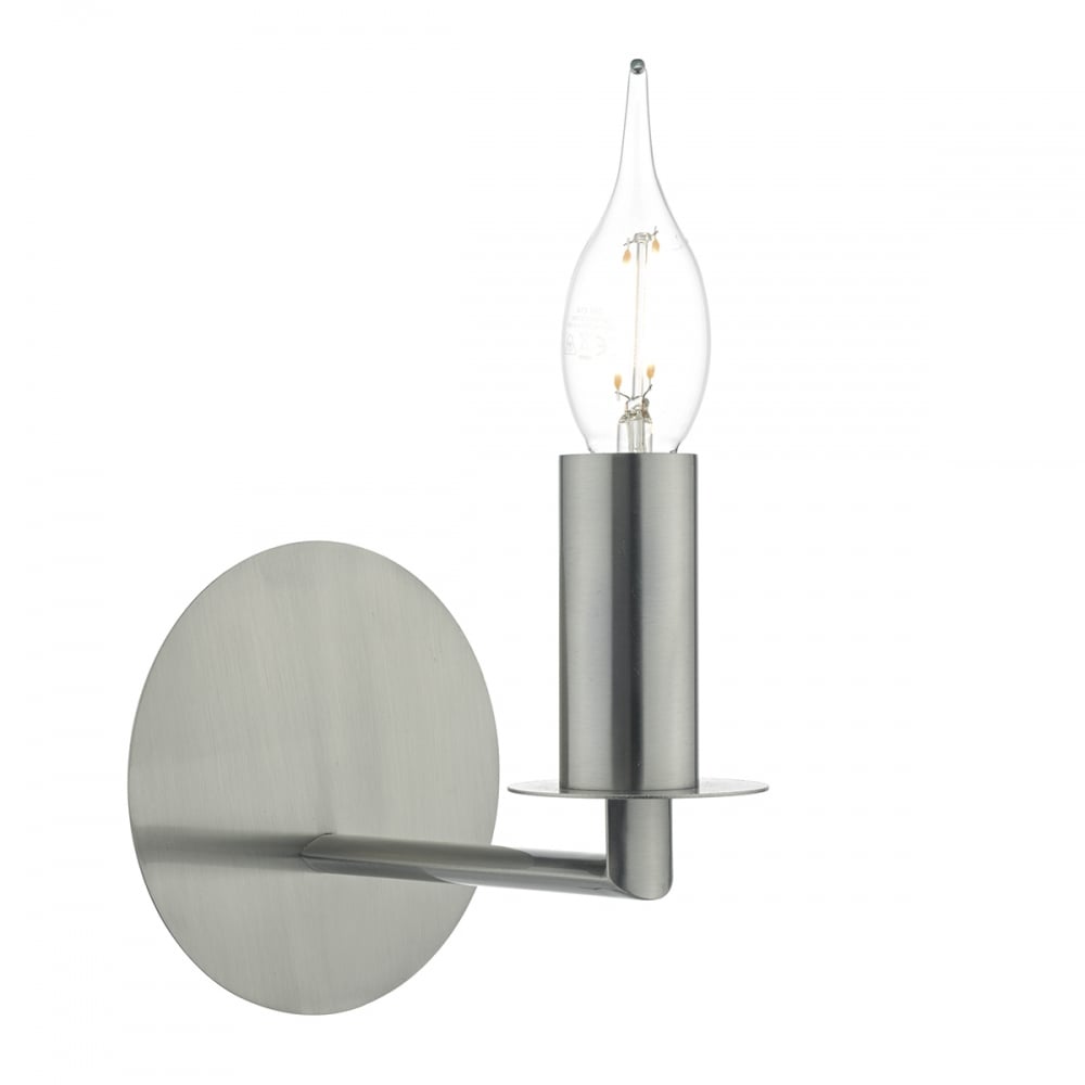 Dar TYL0738 Tyler Single Wall Bracket Satin Nickel