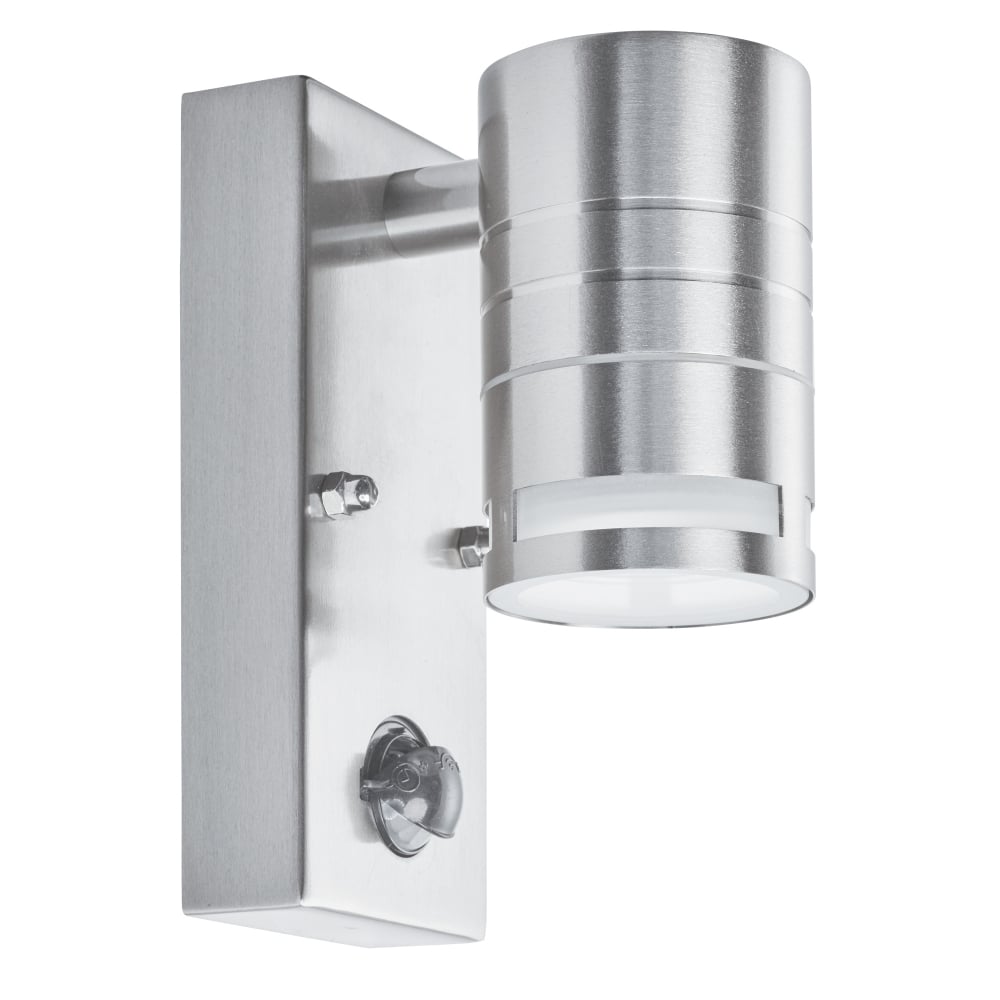 1318-1-LED Outdoor & Porch LED 1 Light Pir Wall Bracket Stainless Steel Frosted Glass (SD)
