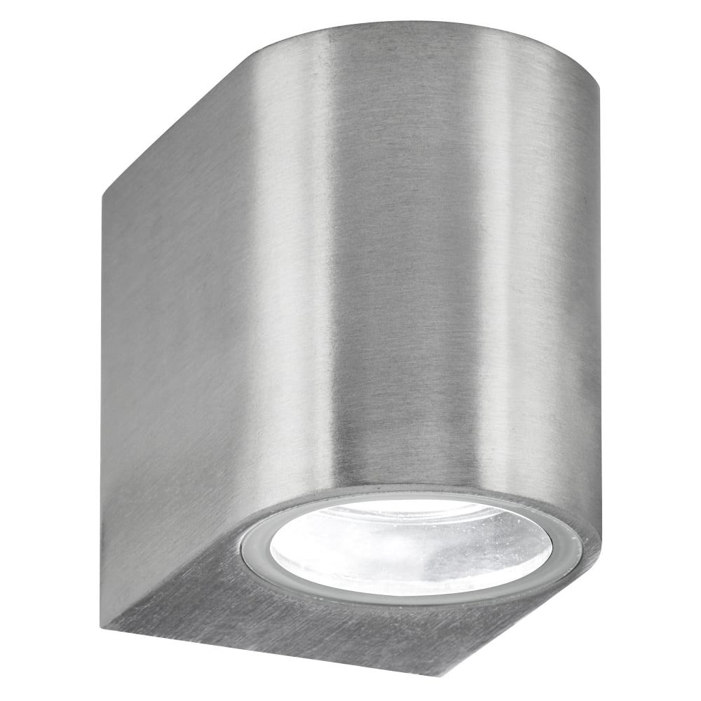 8008-1SS-LED Outdoor & Porch (gu10 Led) Ip44 Wall Light 1 Light Silver
