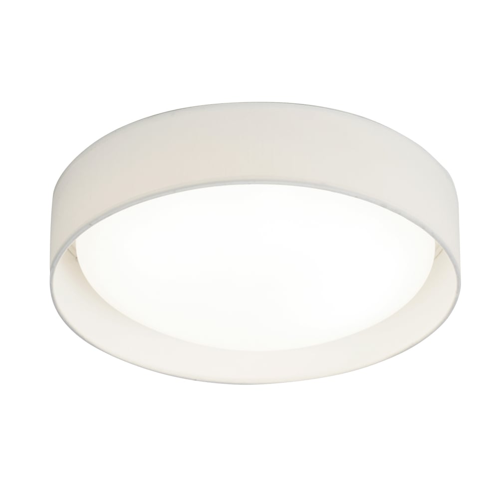 9371-37WH Modern 1 Light Led Flush Ceiling Light Acrylic White Shade