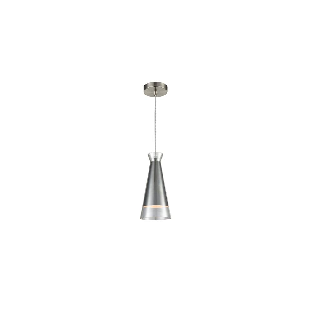 PCH163 Konos 1 Light Pendant Satin Nickel (SD)