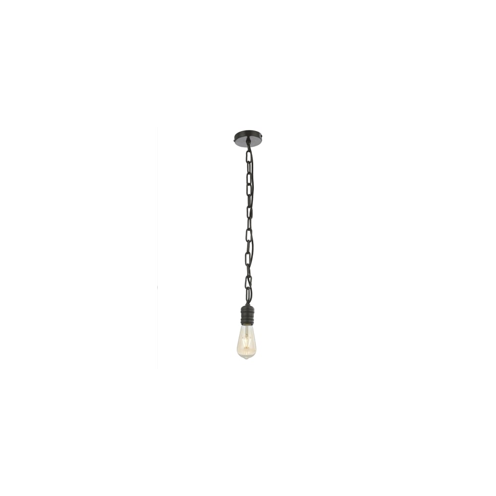 F2365/1 1 Light Pendant Antique Iron (SD)