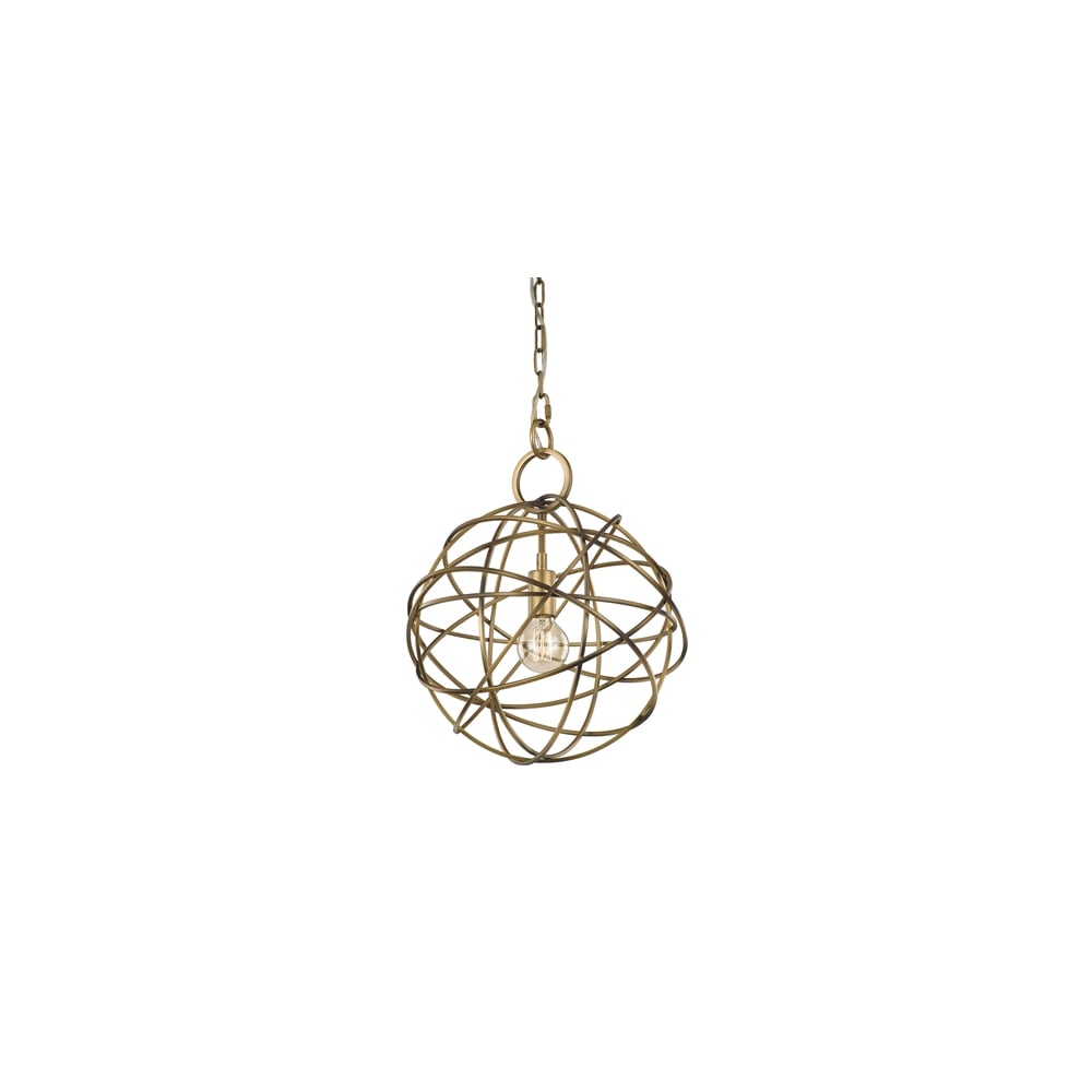 FL2366/1 Orbit 1 Light Pendant Gold Colour