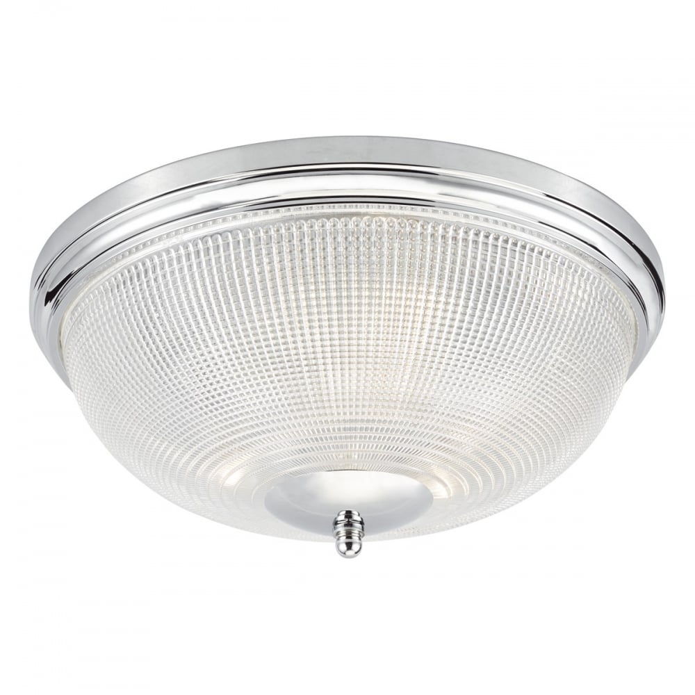 Dar ARB5250 Arbor 3 Light Flush Polished Chrome IP44 (S)
