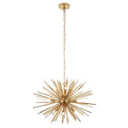 70575 Orta 9 Light Pendant Satin Brushed Gold