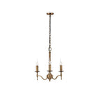 CA1P3B Stanford 3 Light Chandelier Antique Brass