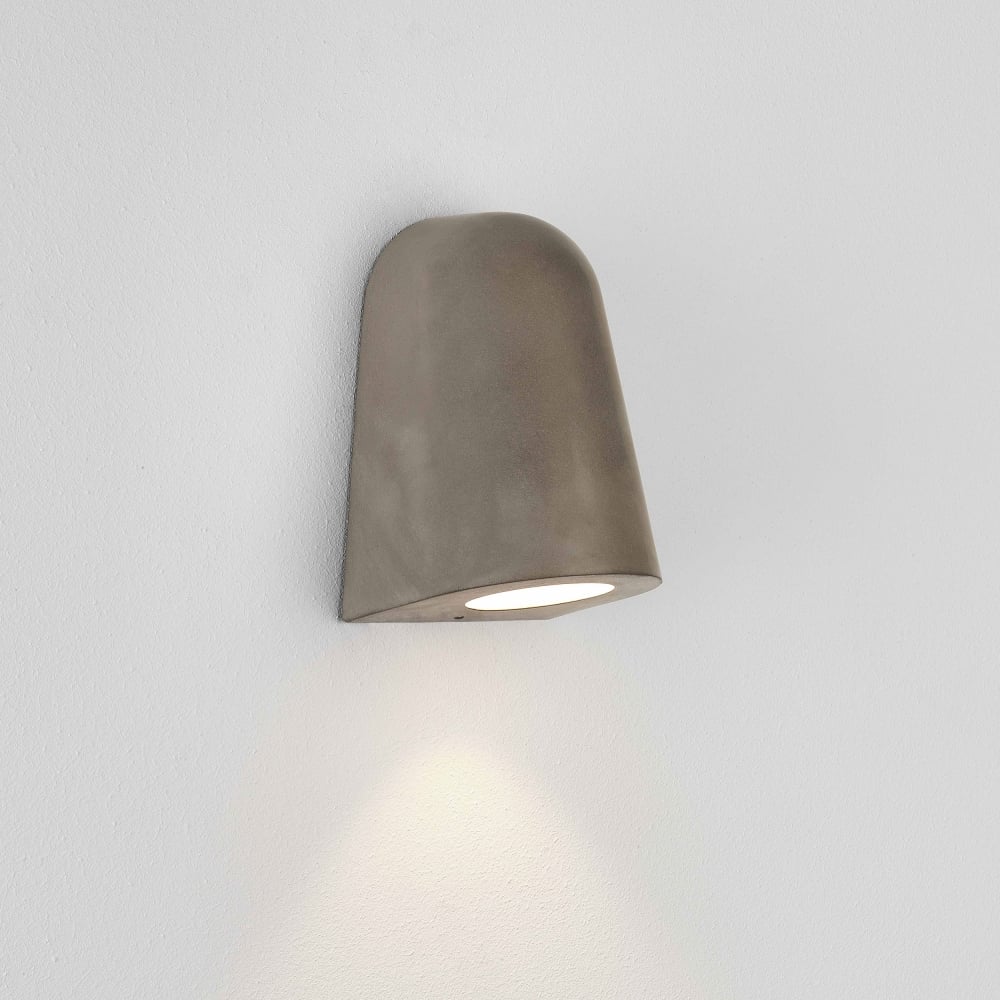 Mast  Light Outdoor Coastal Wall  Light Matt Concrete