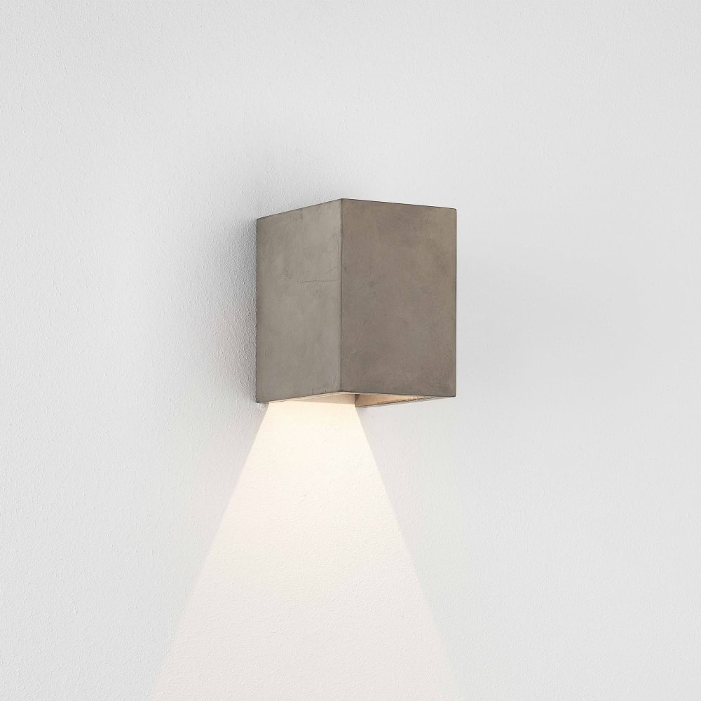 Oslo 120LED Outdoor Coastal Wall  Light Matt Concrete