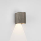 Dunbar 120LED Outdoor Coastal Wall  Light Matt Concrete