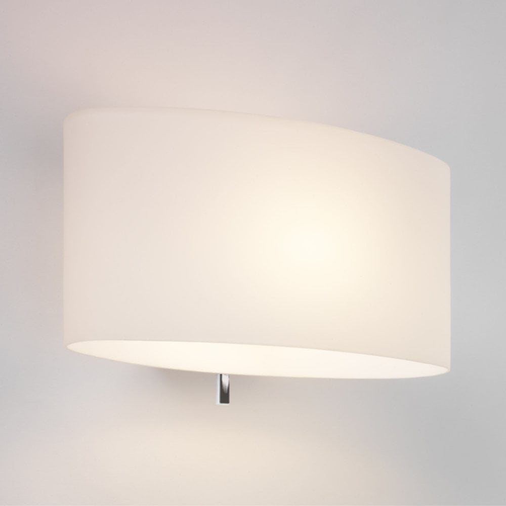 1089002 Tokyo switched Wall Light White Glass