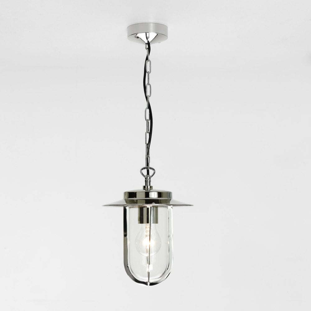 1096004 Montparnasse Pendant Outdoor Pendant Light Polished Nickel