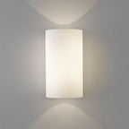 1186002 Cyl 260 Wall Light White Glass (S)
