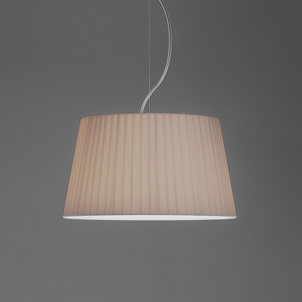 5002010 Tapered Round 400 Pleated Shade Putty