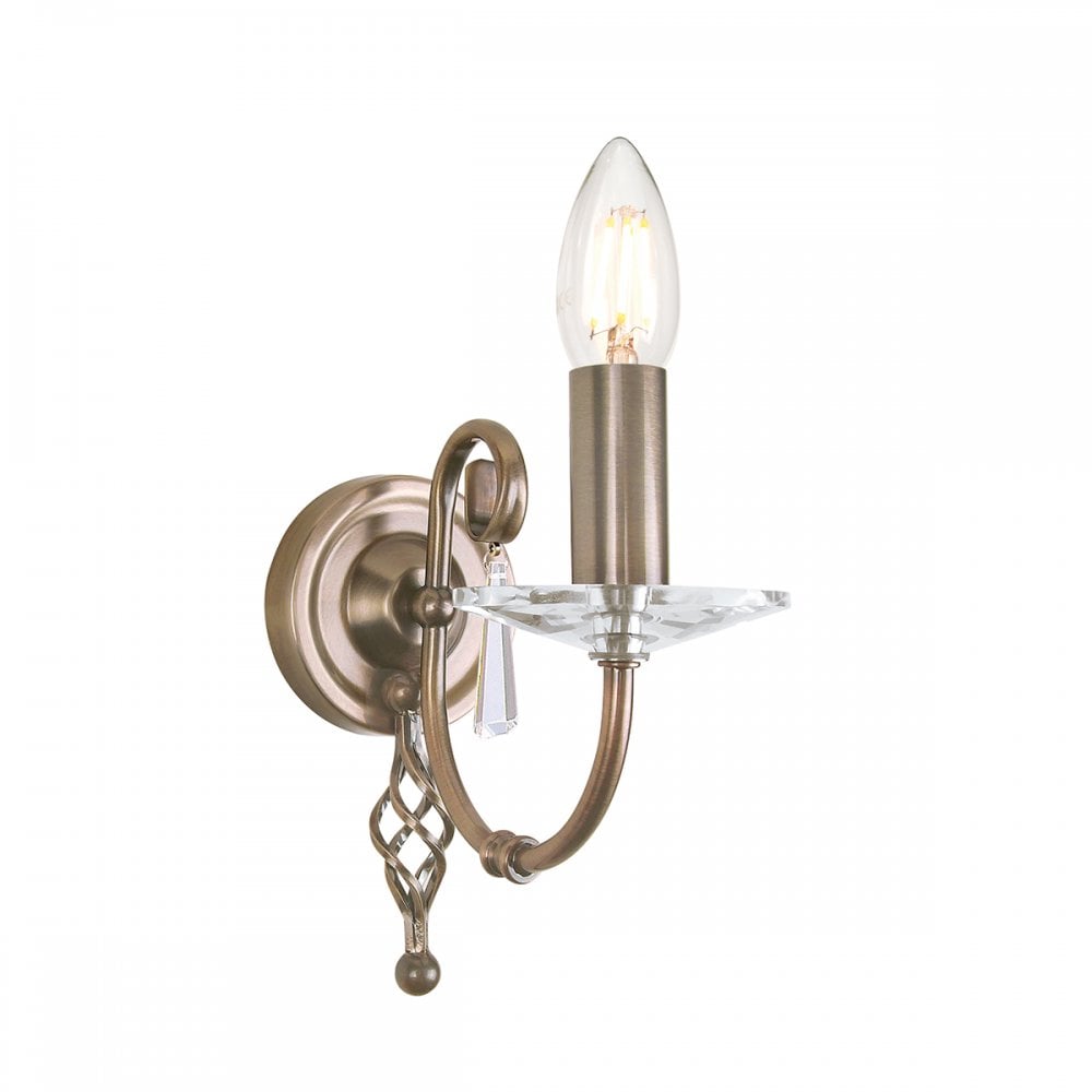 AG1 AGED BRASS Aegean One Light Wall Light Aged Brass