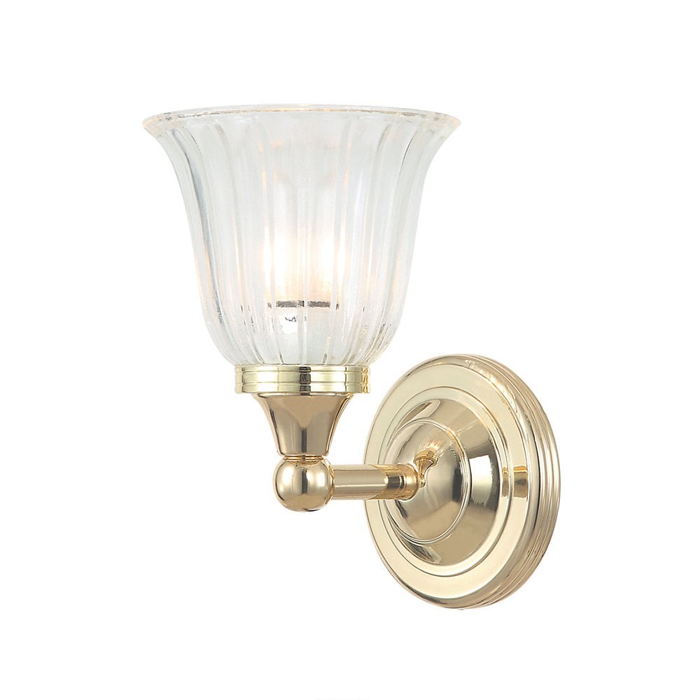 BATH/AUSTEN1 PB Austen One Light Wall Light Polished Brass LED