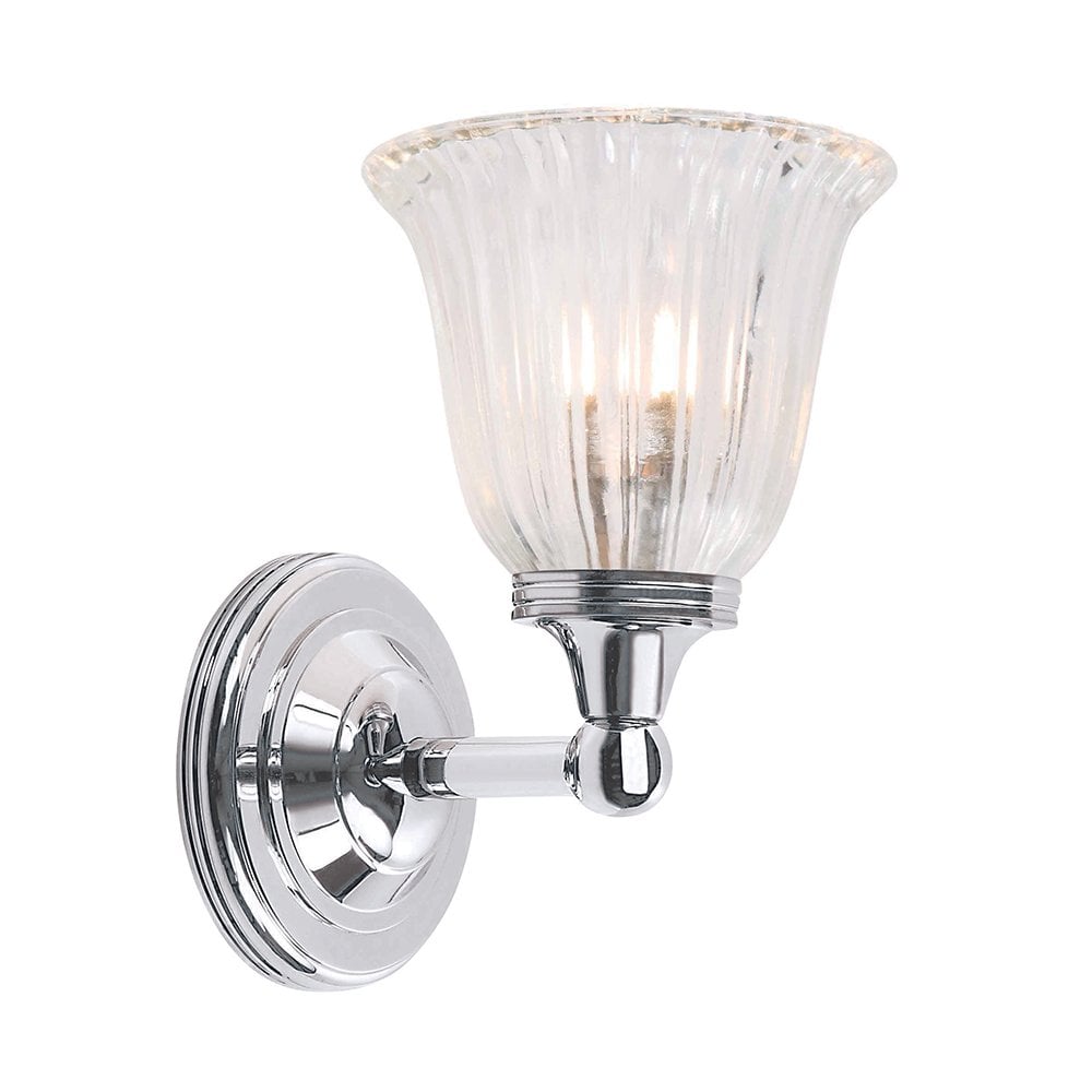 BATH/AUSTEN1 PC Austen One Light Wall Light Polished Chrome LED