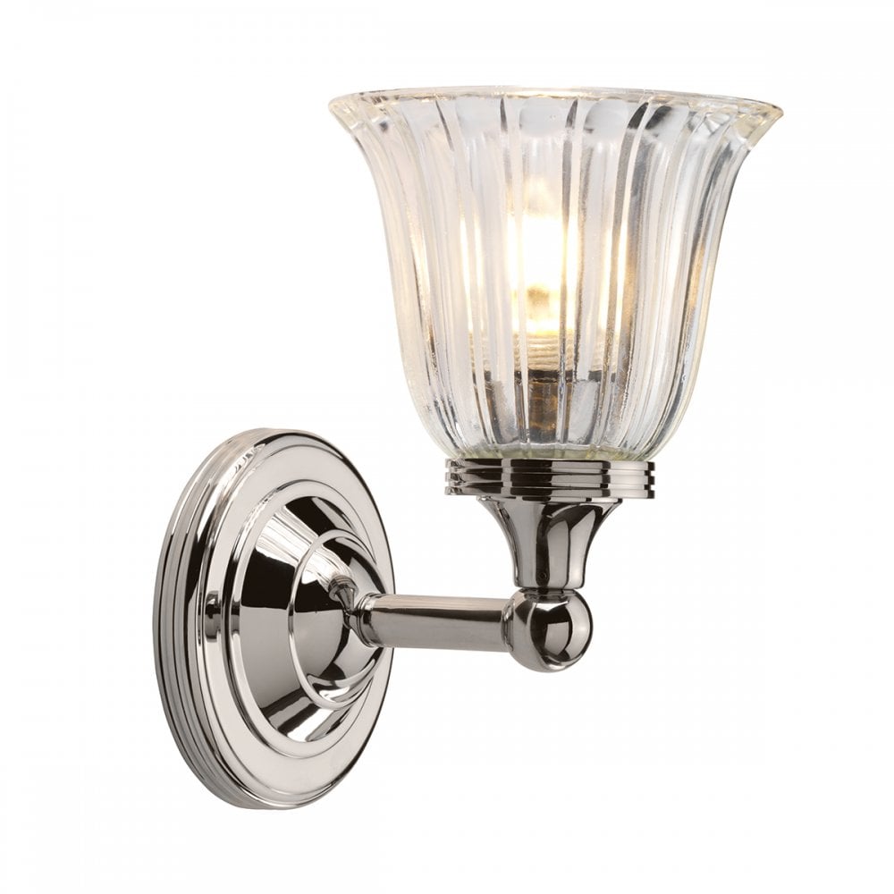 BATH/AUSTEN1 PN Austen One Light Wall Light Polished Nickel Finish LED