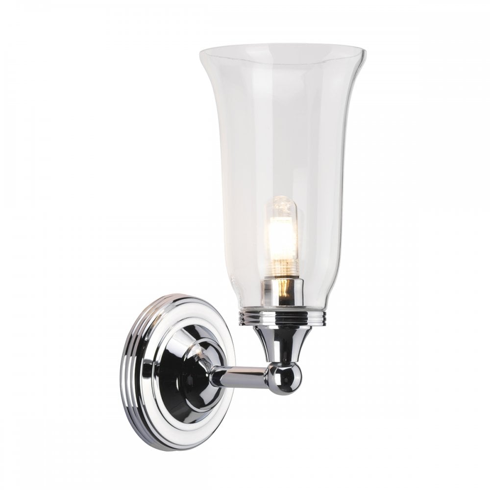 BATH/AUSTEN2 PC Austen One Light Wall Light Polished Chrome LED