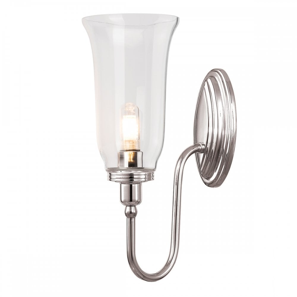 BATH/BLAKE2 PN Blake One Light Wall Light Polished Nickel LED